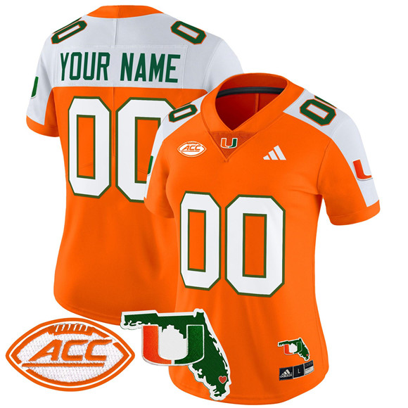 Women's Orange Oregon Ducks Active Player Custom Alternate 2024 F.U.S.E. Florida Patch Vapor Limited Stitched Football Jersey(Run Small)